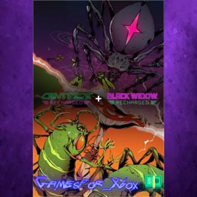 ☀️Atari Recharged Bundle Centipede + Black Widow XBOX