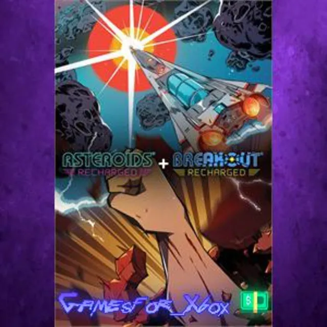 ☀️Atari Recharged Bundle Asteroids + Breakout XBOX