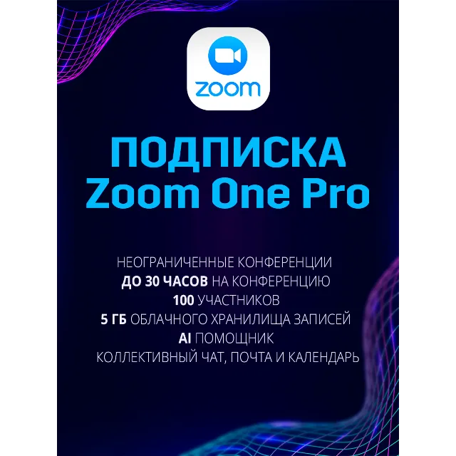 Zoom One Pro Подписка