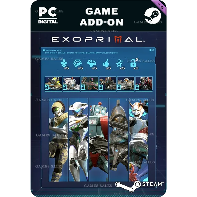 ✅💙EXOPRIMAL - OVERDRIVE KIT 3💙STEAM GIFT🤖АВТО