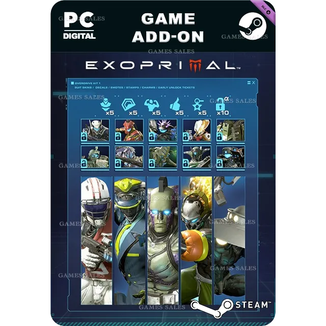 ✅💙EXOPRIMAL - OVERDRIVE KIT 1💙STEAM GIFT🤖АВТО