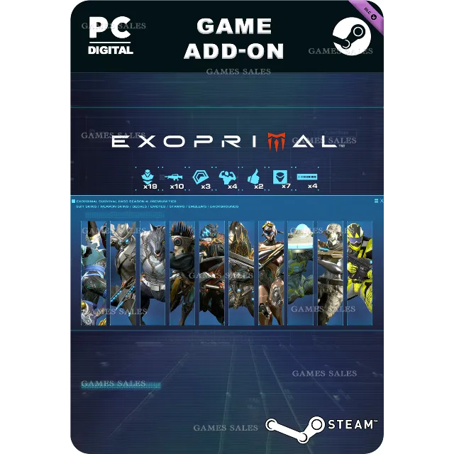 ✅💙EXOPRIMAL - EXOPRIMAL SURVIVAL PASS SEASON 4 PREMIUM