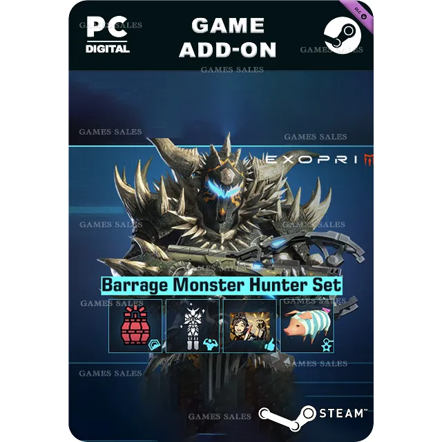 ✅💙EXOPRIMAL - НАБОР MONSTER HUNTER ДЛЯ ШКВАЛА💙STEAM