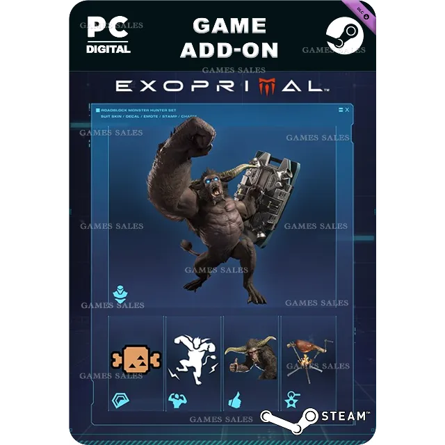 ✅💙EXOPRIMAL - НАБОР MONSTER HUNTER ДЛЯ ЗАСЛОНА💙STEAM
