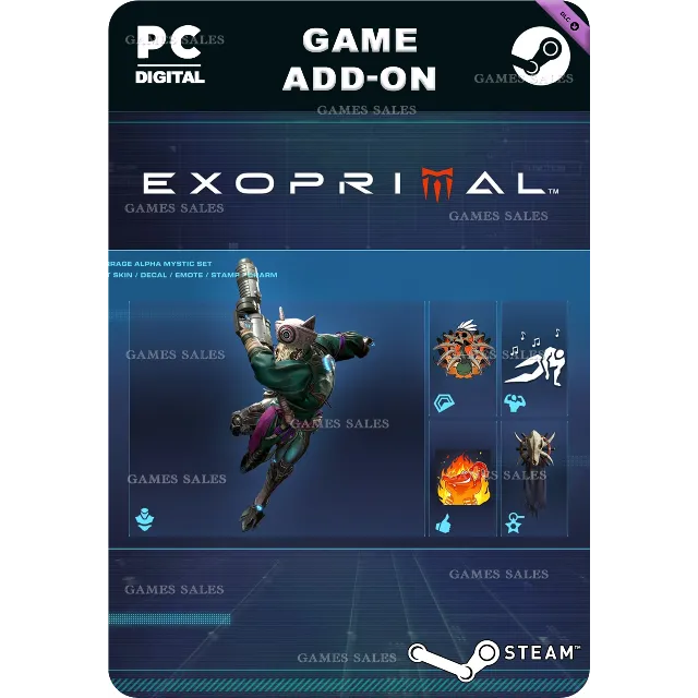 ✅💙EXOPRIMAL - КОМПЛЕКТ «ШКВАЛ АЛЬФА: МИСТИК»💙STEAM