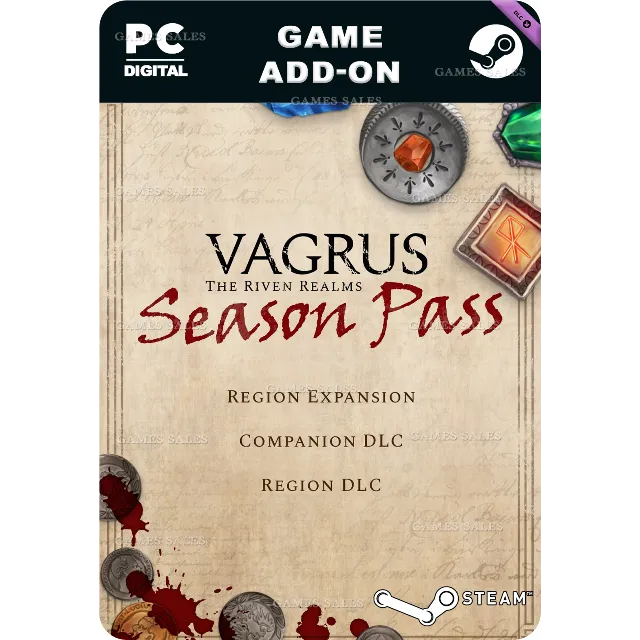 ✅💙VAGRUS - THE RIVEN REALMS SEASON PASS💙STEAM GIFT🤖