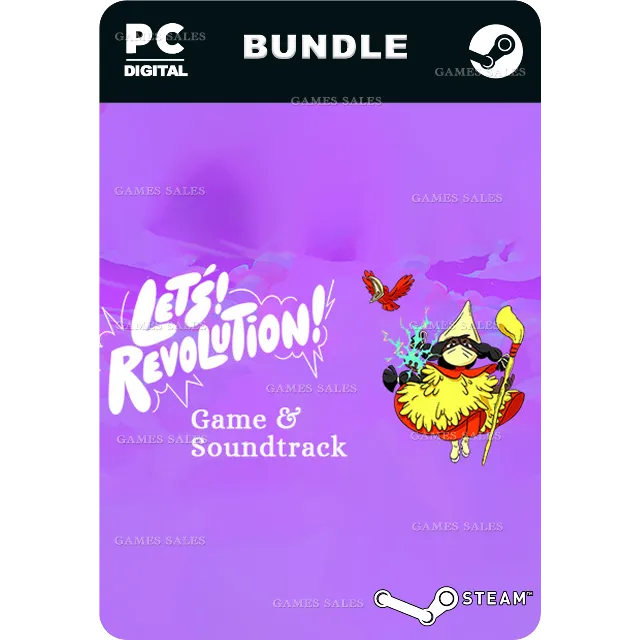 ✅💙LET'S! REVOLUTION! GAME &amp; SOUNDTRACK BUNDLE💙STEAM