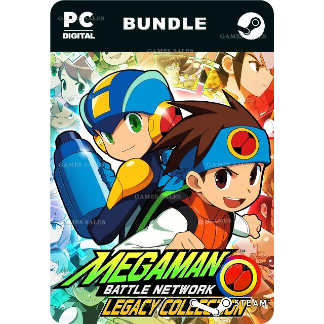 ✅💙MEGA MAN BATTLE NETWORK LEGACY COLLECTION VOL.1 + 2