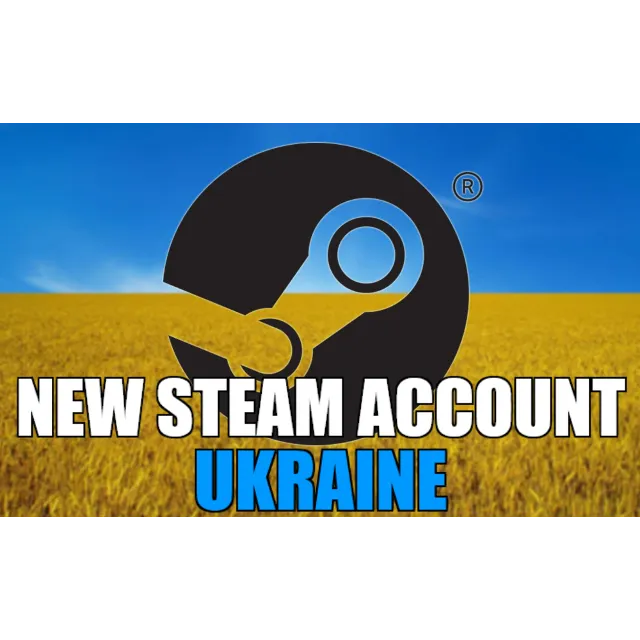 ・НОВЫЙ STEAM АККАУНТ С РЕГИОНОМ・УКРАИНА + ПОЧТА