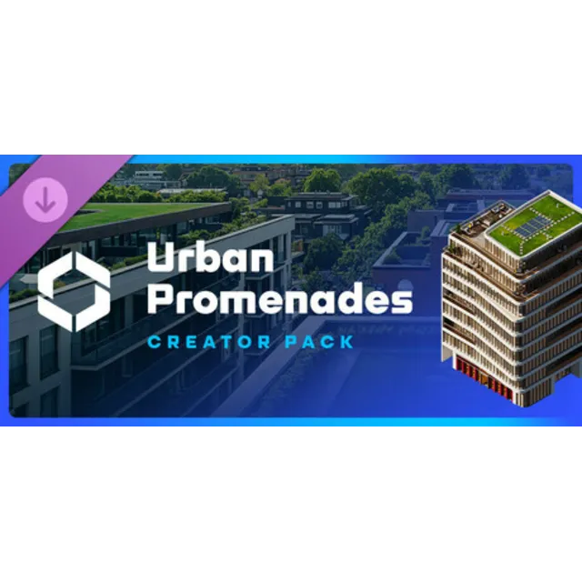Cities Skylines II Creator Pack: Urban Promenades DLC AUTODELIVERY STEAM РОССИЯ