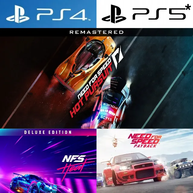 NFS Heat + Payback + Hot Pursuit PS4|5*Аренда от 7 дней