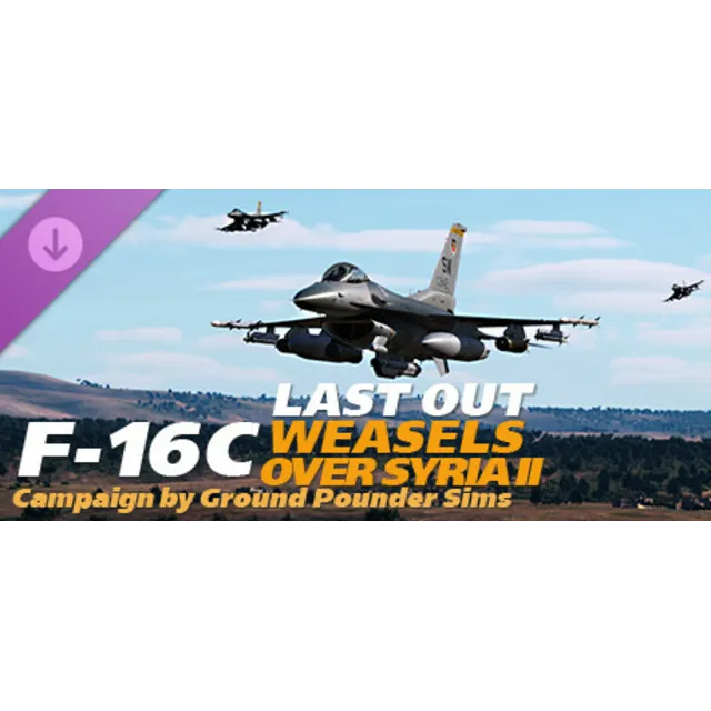 DCS: F-16C Last Out Weasels over Syria II Campaign by G