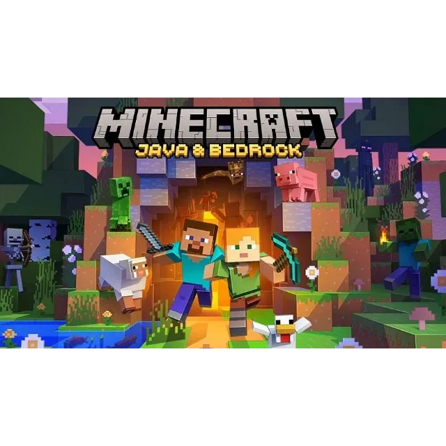 MINECRAFT: JAVA &amp; BEDROCK\ВЕСЬ МИР + РФ\КЛЮЧ