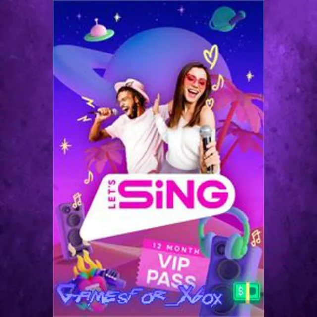 ☀️Let’s Sing 2025 - 12 Months VIP Pass XBOX DLC