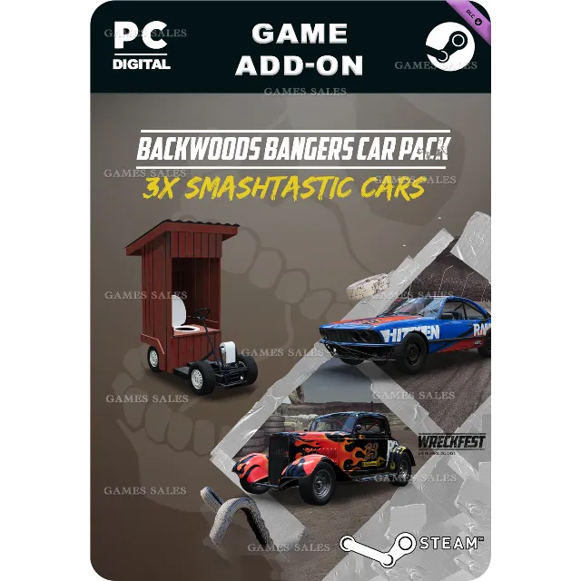 ✅💙WRECKFEST - BACKWOODS BANGERS CAR PACK💙STEAM GIFT🤖