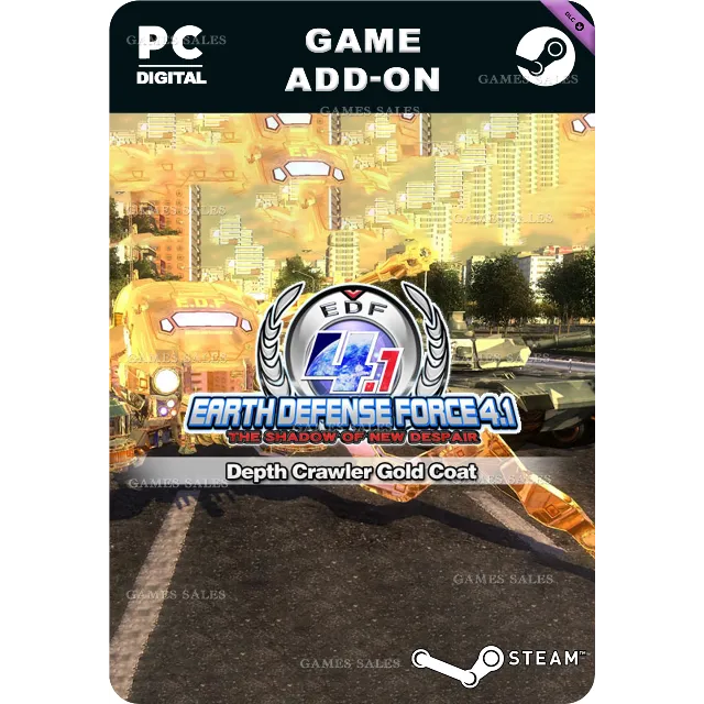 ✅💙EARTH DEFENSE FORCE 4.1 - DEPTH CRAWLER GOLD COAT💙
