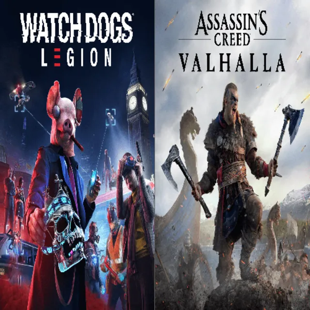 🔴 Assassin’s Creed Valhalla + Watch Dogs: Legion Bundl