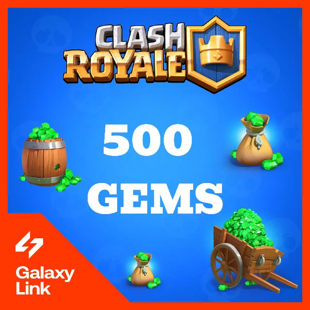 👑 Clash Royale - 💎 500 ГЕМОВ - ПО Supercell ID ✅