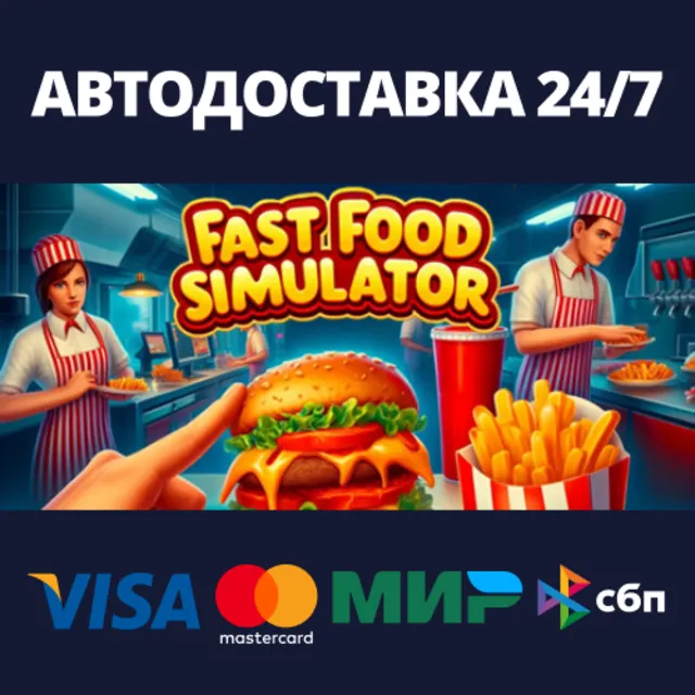 Fast Food Simulator⚡АВТОДОСТАВКА Steam Россия