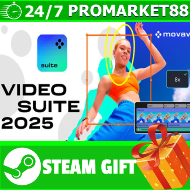 ⭐️ Movavi Video Suite 2025  Steam Edition STEAM GIFT