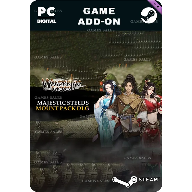 ✅💙WANDERING SWORD - MOUNT PACK: MAJESTIC STEEDS💙STEAM
