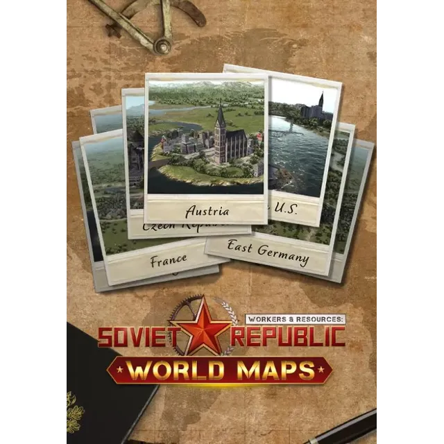 🔥DLC Workers &amp; Resources: Soviet Republic - World Maps