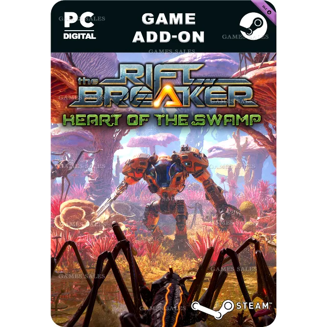 ✅💙THE RIFTBREAKER: HEART OF THE SWAMP💙STEAM GIFT🤖