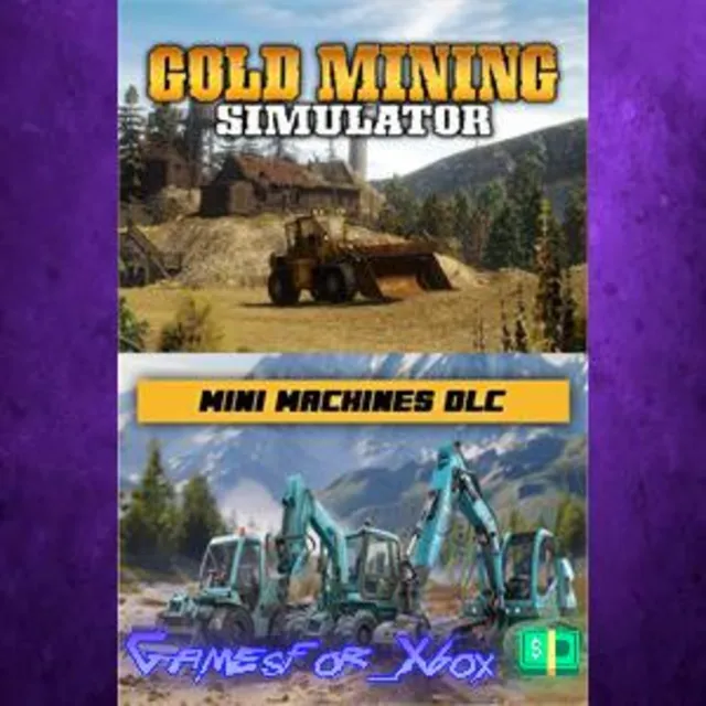 ☀️Gold Mining Simulator + Mini Machines DLC XBOX