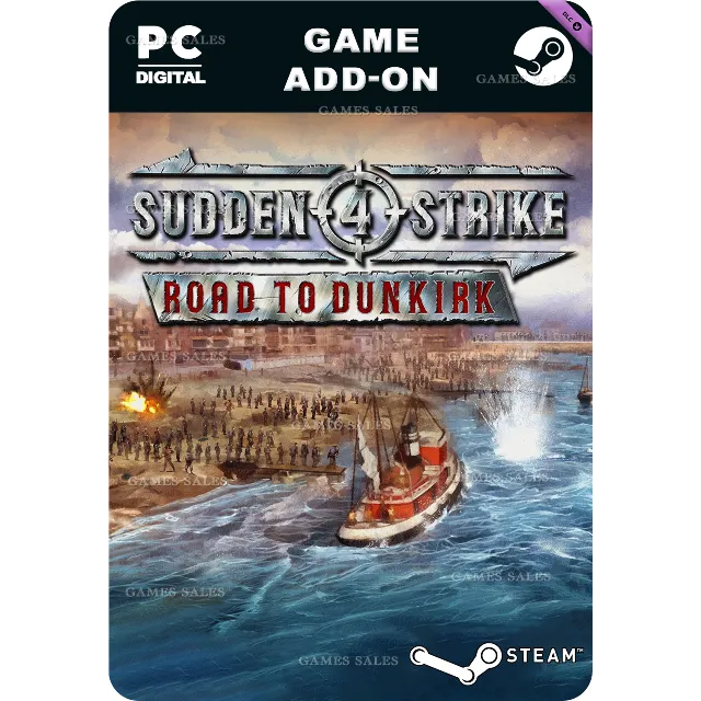 ✅💙SUDDEN STRIKE 4 - ROAD TO DUNKIRK💙STEAM GIFT🤖АВТО