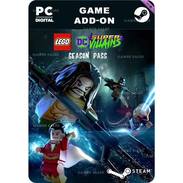 ✅💙LEGO DC SUPER-VILLAINS SEASON PASS💙STEAM GIFT🤖АВТО