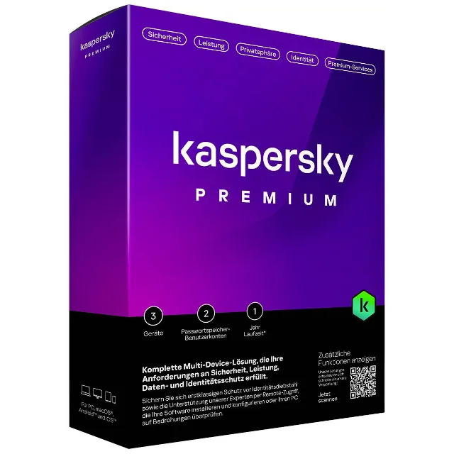 Kaspersky Premium ПОДПИСКА 2 ГОДА - 3 УСТРОЙСТВА