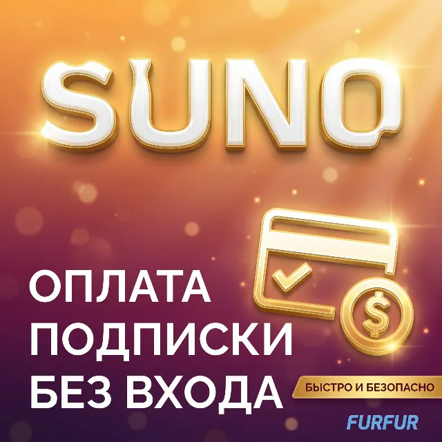 🎵 Оформление подписки Suno.AI | БЕЗ ВХОДА В АККАУНТ🎵