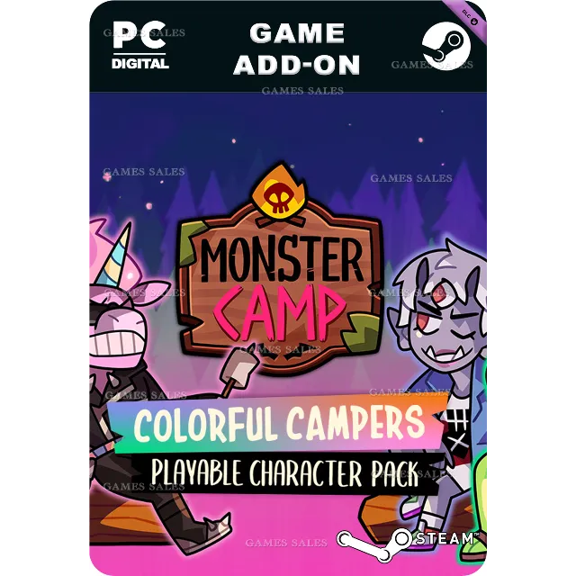 ✅💙MONSTER CAMP CHARACTER PACK - COLORFUL CAMPERS💙