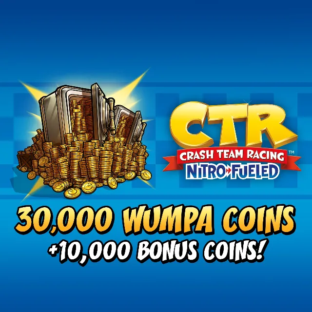 ✅Crash Team Racing NitroFueled 30000 10000 Mонет Wumpa