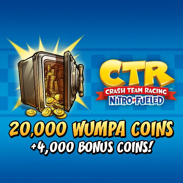 Crash Team Racing NitroFueled 20000 4000 Mонет Wumpa