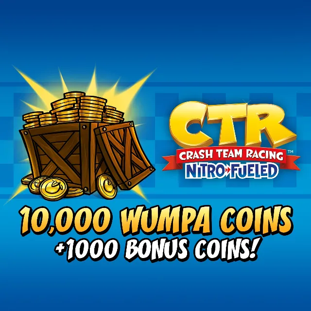 Crash Team Racing NitroFueled 10000 1000 Mонет Wumpa