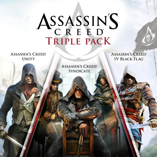 Набор AC: Черный флаг, Единство, Синдикат PS4 ПСН PLAYSTATION