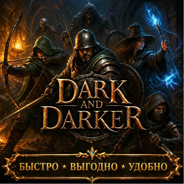 Dark and Darker Золото Gold БЫСТРАЯ ДОСТАВКА