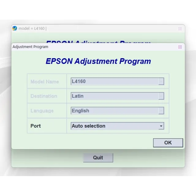 Сброс EPSON AdjProg L4160L4163L4165L4166L4167L4168L4169