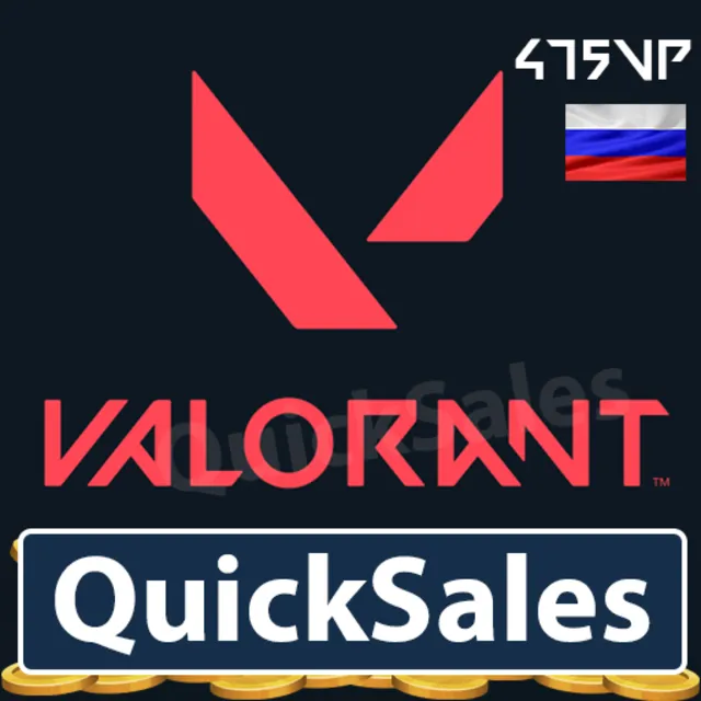 АВТО🚀VALORANT🔸POINTS⚫475 VP🔴РОССИЯ RU КОД ПОПОЛНЕНИЯ