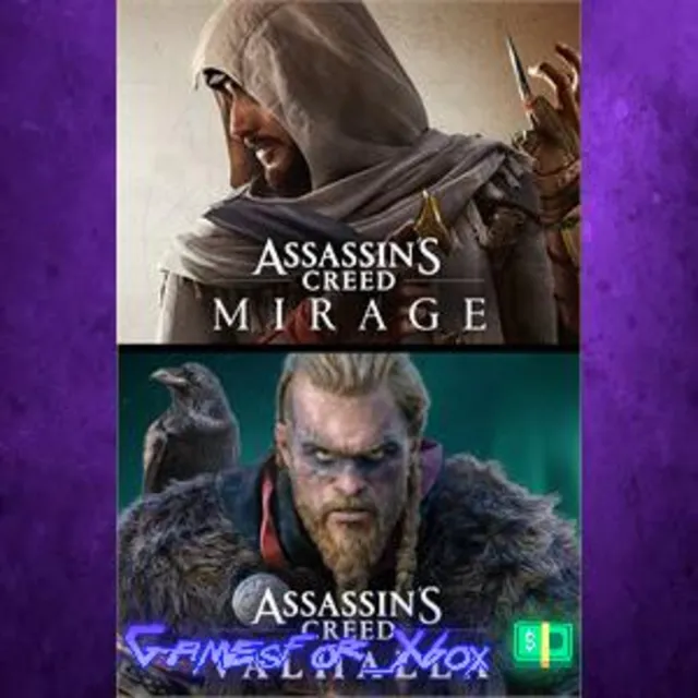 ☀️Assassin’s Creed Mirage &amp; Assassin’s Creed Valhalla Bundle XBOX