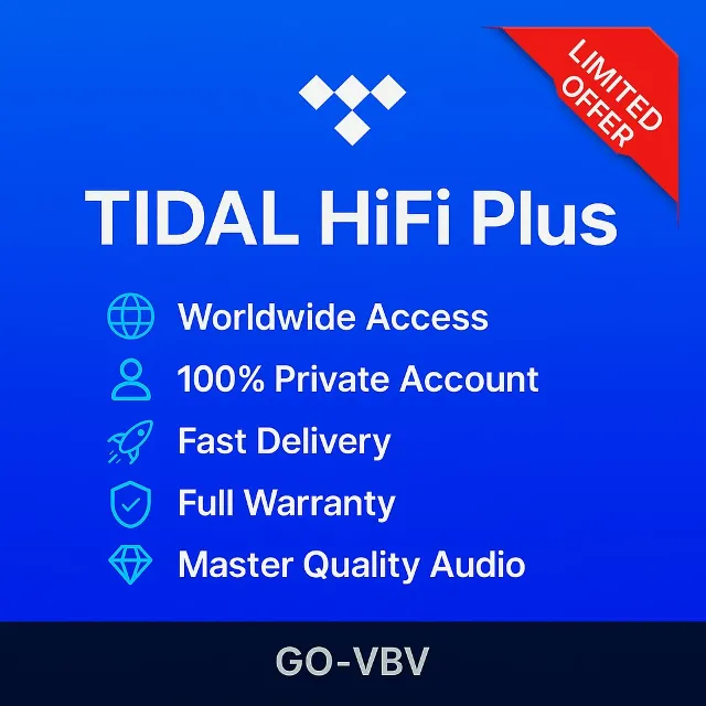 TIDAL 🇺🇸 – HiFi+ | 1M | Инд./Сем. | Глобально PRO ✅