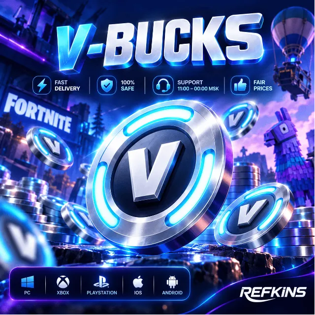 FORTNITE В-БАКСЫ ✦800^108000✦ ВЫГОДНО PC | EPIC | Xbox | PlayStation | iOS | Android