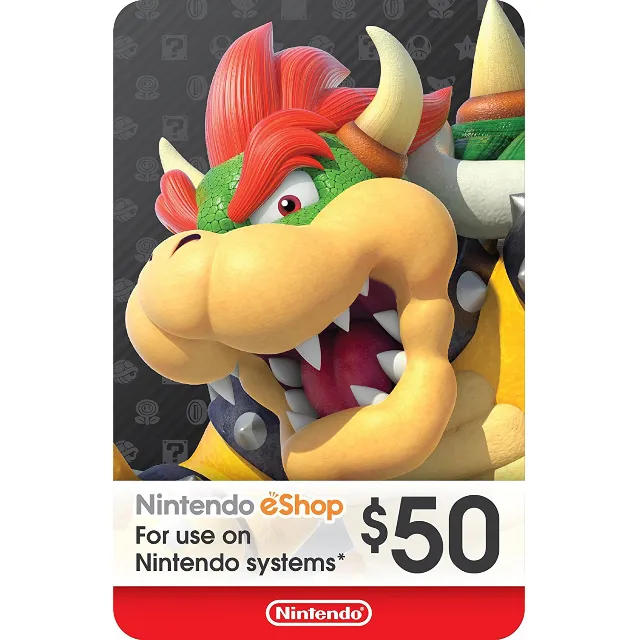 🍄Карта пополнения Nintendo eShop 50$ USA США🍄