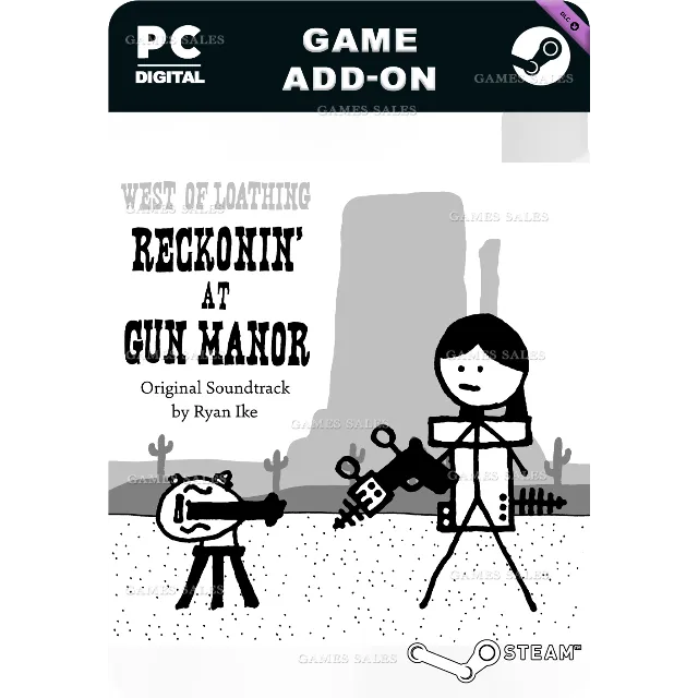 ✅💙WEST OF LOATHING: RECKONIN' AT GUN MANOR💙STEAM GIFT