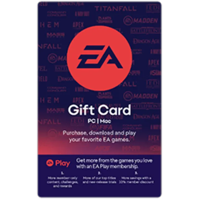 🇺🇸EA Game Cash Card 15 USD - 25 USD (USA)