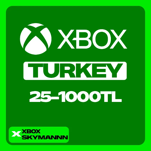 🟩XBOX КАРТА ОПЛАТЫ🟩 25-1000 TL 🇹🇷ТУРЦИЯ🟥 | БЫСТРО