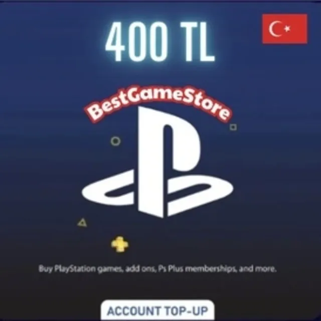 💎400 TRY (TL) PSN balance in Turkey💎