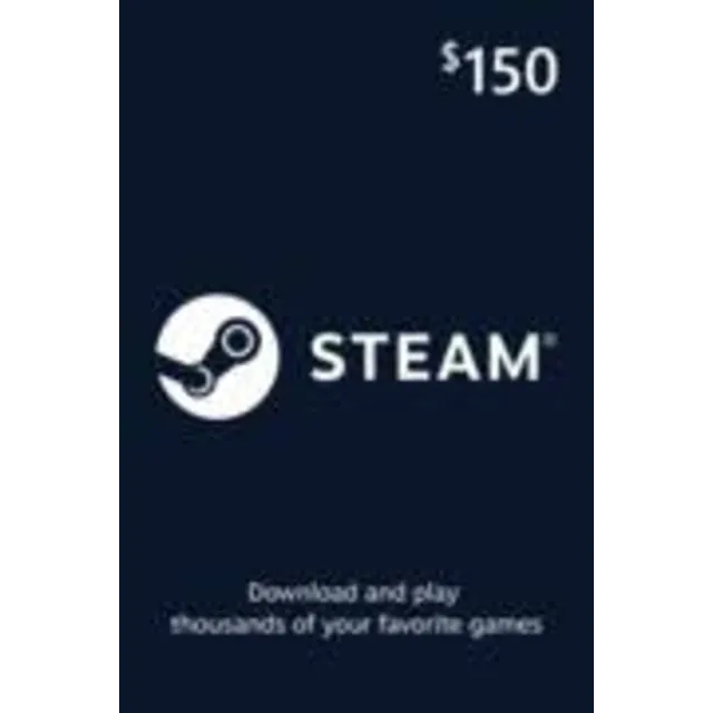 Подарочная карта Steam 150 долларов США