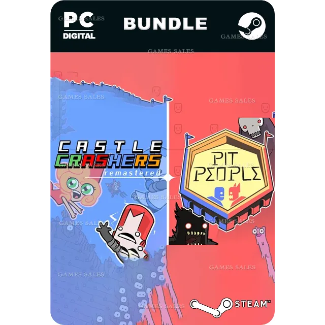 ✅💙CASTLE CRASHERS AND PIT PEOPLE💙STEAM GIFT🤖АВТО